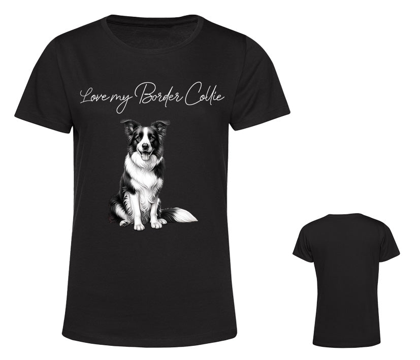 Frauen T-Shirt - Love my Border Collie