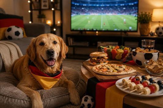 ⚽ Gemütliche Fußballabende mit Hund – Snacks, Stimmung und ein sicherer Rückzugsort