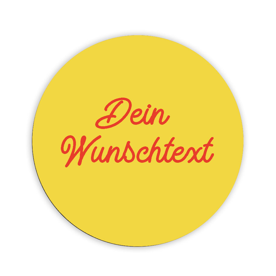 Tassenuntersetzer für Tierliebhaber - Wunschtext